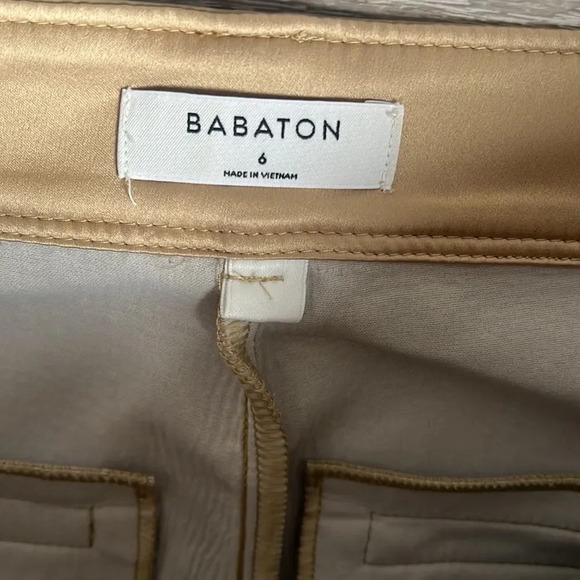 Aritzia Babaton Command Cropped Pant taupe beige - Picture 8 of 16